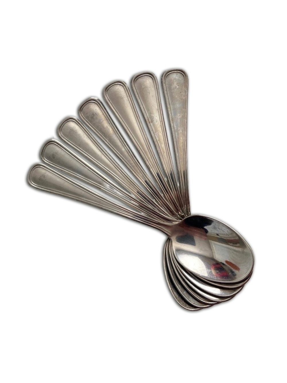 Abert INOX 18/10 Demitasse spoons Set of 7 Vintage